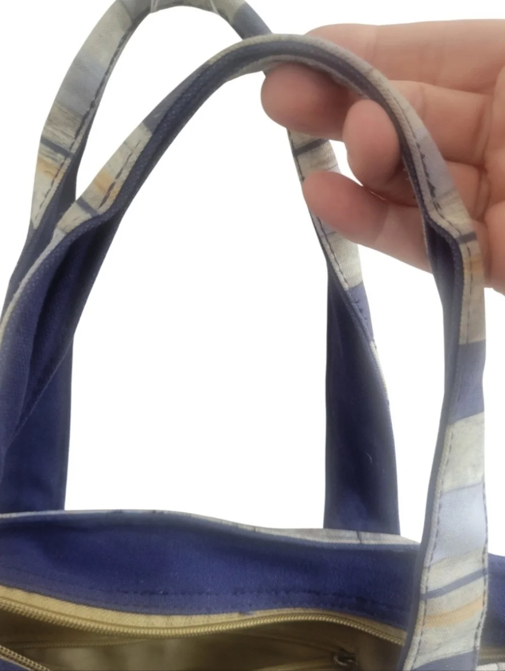 Sun N Sand Blue Sea Turtle  Seahorse Canvas Tote Bag By Andrea Tachiera Beachie